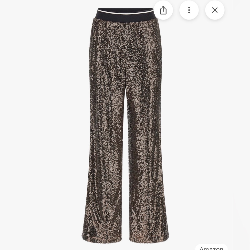 Guess Sequin Brow Track Pant With Guess Logo